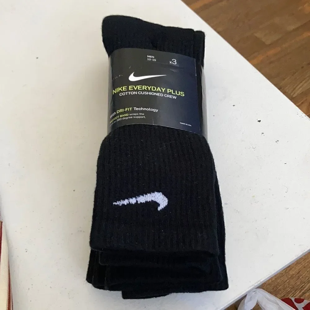 Nike Everyday Plus Cotton Cushioned Crew 3Pairs